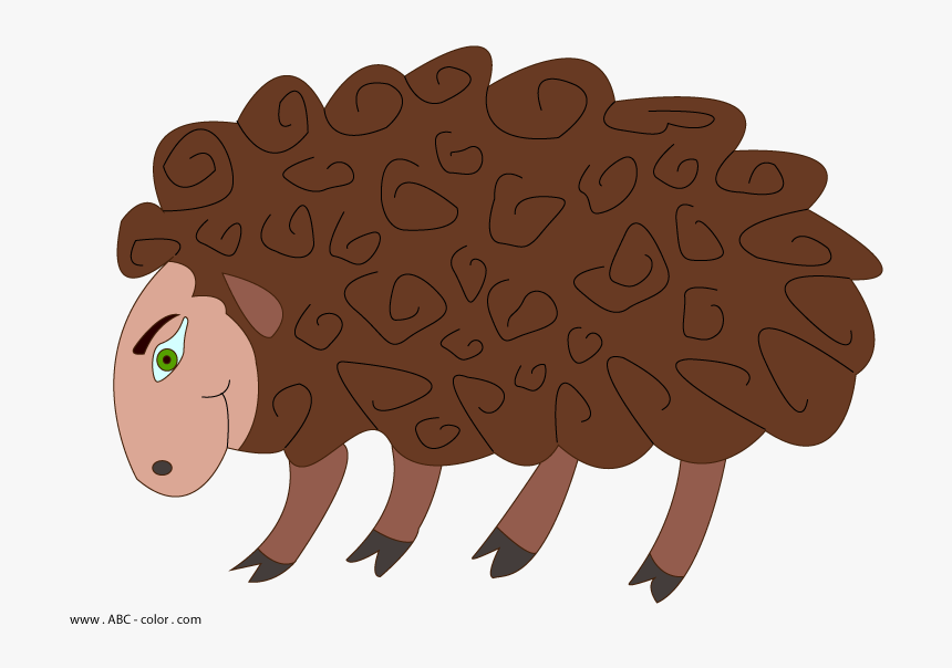 Haircut Clipart Sheep - Sheep Brown Clip Art, HD Png Download, Free Download