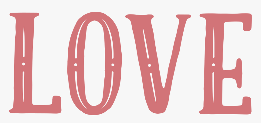 Love Word Svg, HD Png Download, Free Download