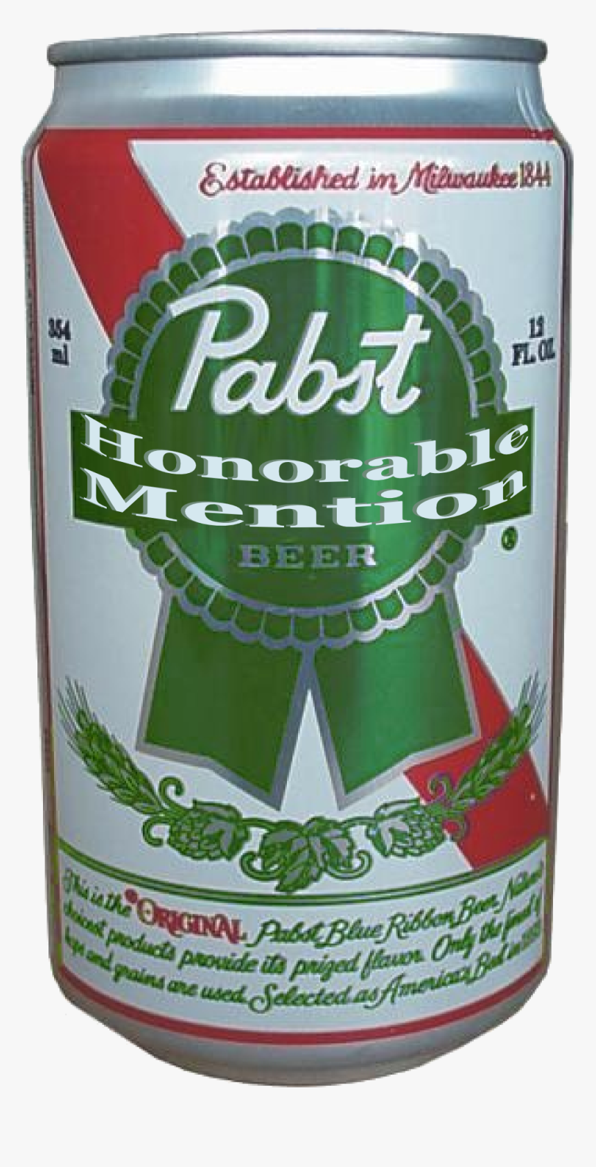 Who Wouldnt Drink The Green Ribbon - Pabst Blue Ribbon Transparent Background, HD Png Download, Free Download
