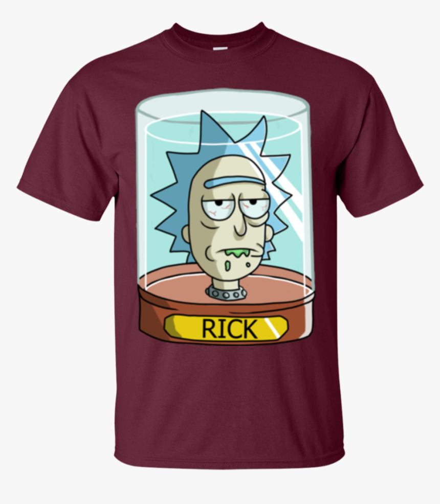 Rick And Morty T Shirt Rick Jar Head T Shirt Hoodie - Working On My Phd, HD Png Download, Free Download