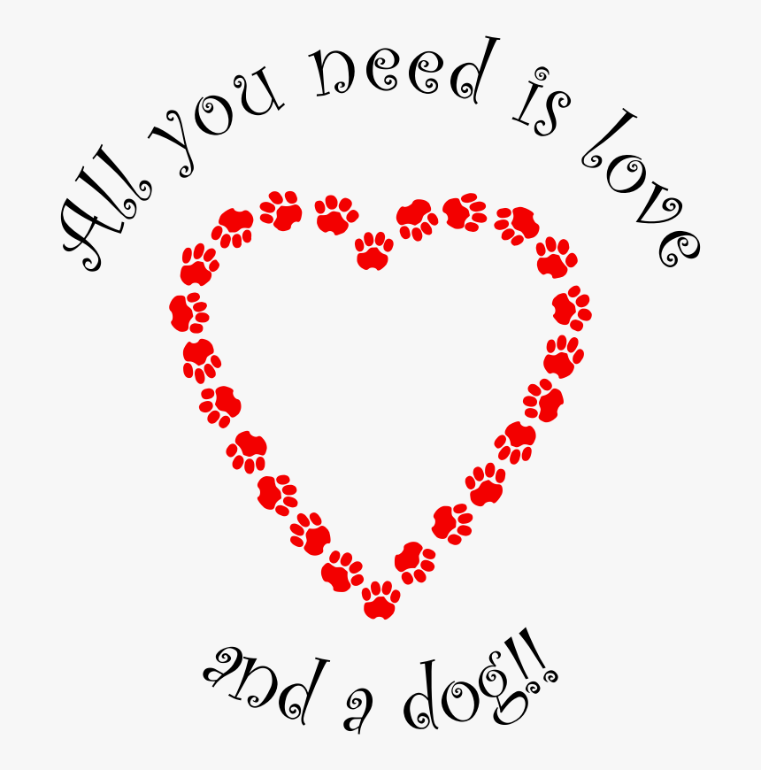 Love & Dog - Beautiful Heart Love Flowers Gif, HD Png Download, Free Download