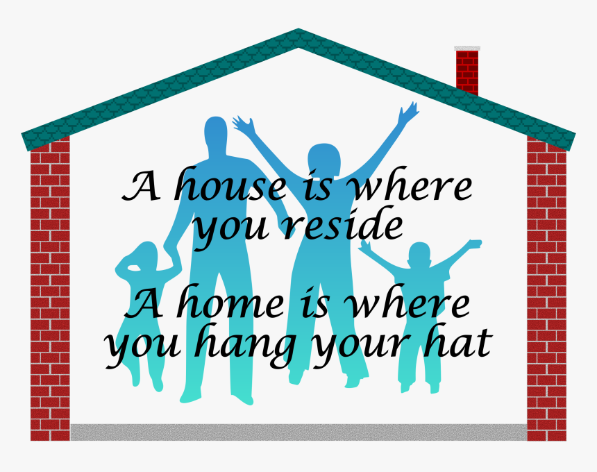 Transparent Family Home Clipart - R, HD Png Download, Free Download