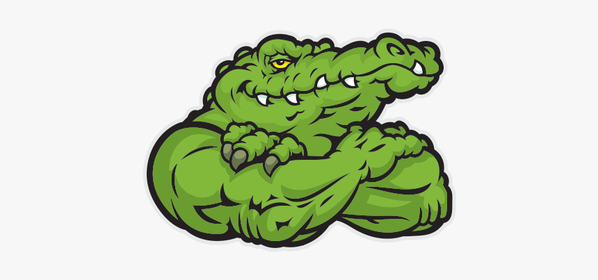 Printed Vinyl Gator Stickers - Transparent Gator, HD Png Download, Free Download