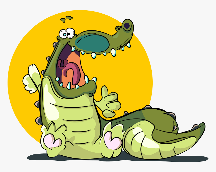 Alligator Image Free - Transparent Cartoon Crocodiles, HD Png Download, Free Download