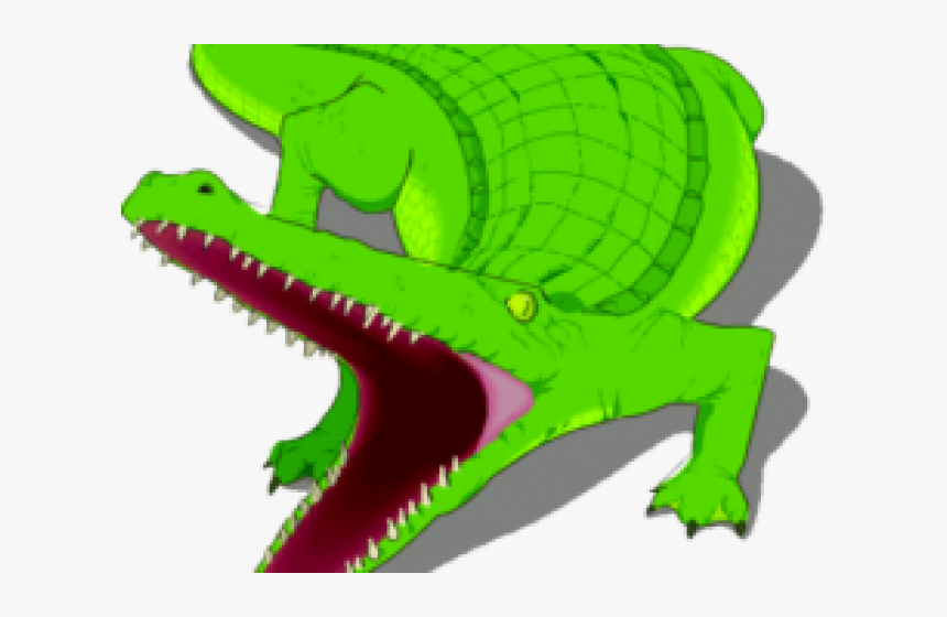 Alligator Clipart Transparent Background - Crocodile Clip Art, HD Png Download, Free Download