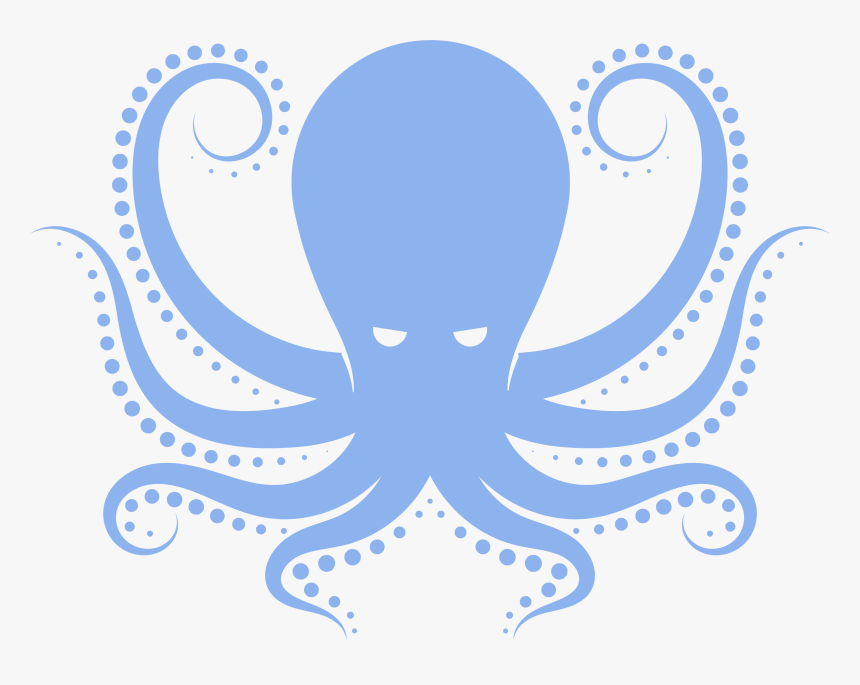 Octopus,giant Pacific Invertebrates,clip Art,graphics,line - El Milagro Records, HD Png Download, Free Download