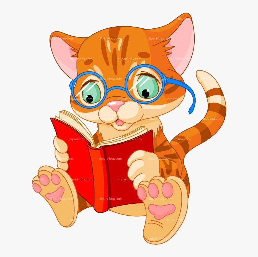 Reading Animals Clipart Free Images Transparent Png - Animals Read Clipart, Png Download, Free Download