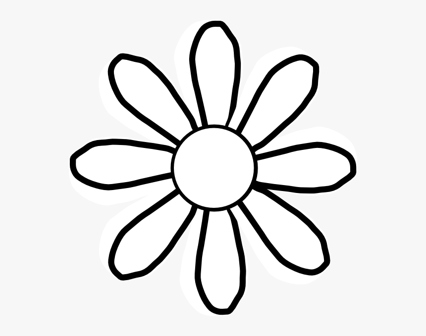 Flower Templates This Is - Flower Traceable, HD Png Download, Free Download