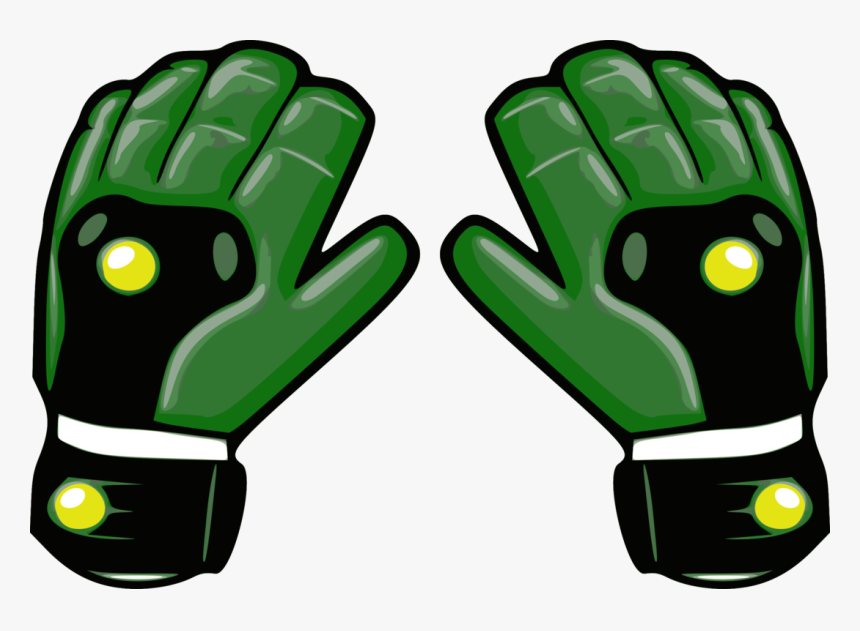 Soccer Goalie Glove,safety Glove,fictional Character - Soccer Goalie Gloves Clipart, HD Png Download, Free Download