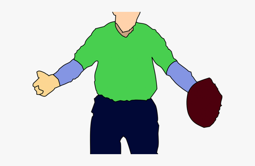 Gloves Clipart Worker - Baseball Player Clipart, HD Png Download, Free Download