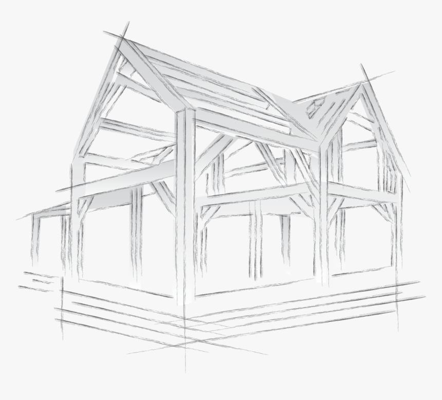 Building Architecture At Getdrawings - Transparent Image Png House Sketch Png, Png Download, Free Download