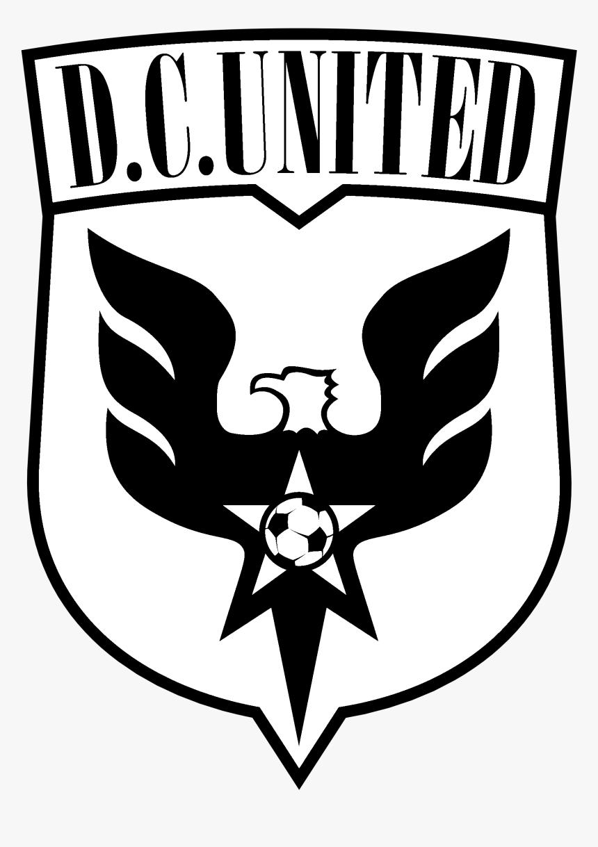 Dc United Logo Black And White - Dc United Old Logo, HD Png Download, Free Download