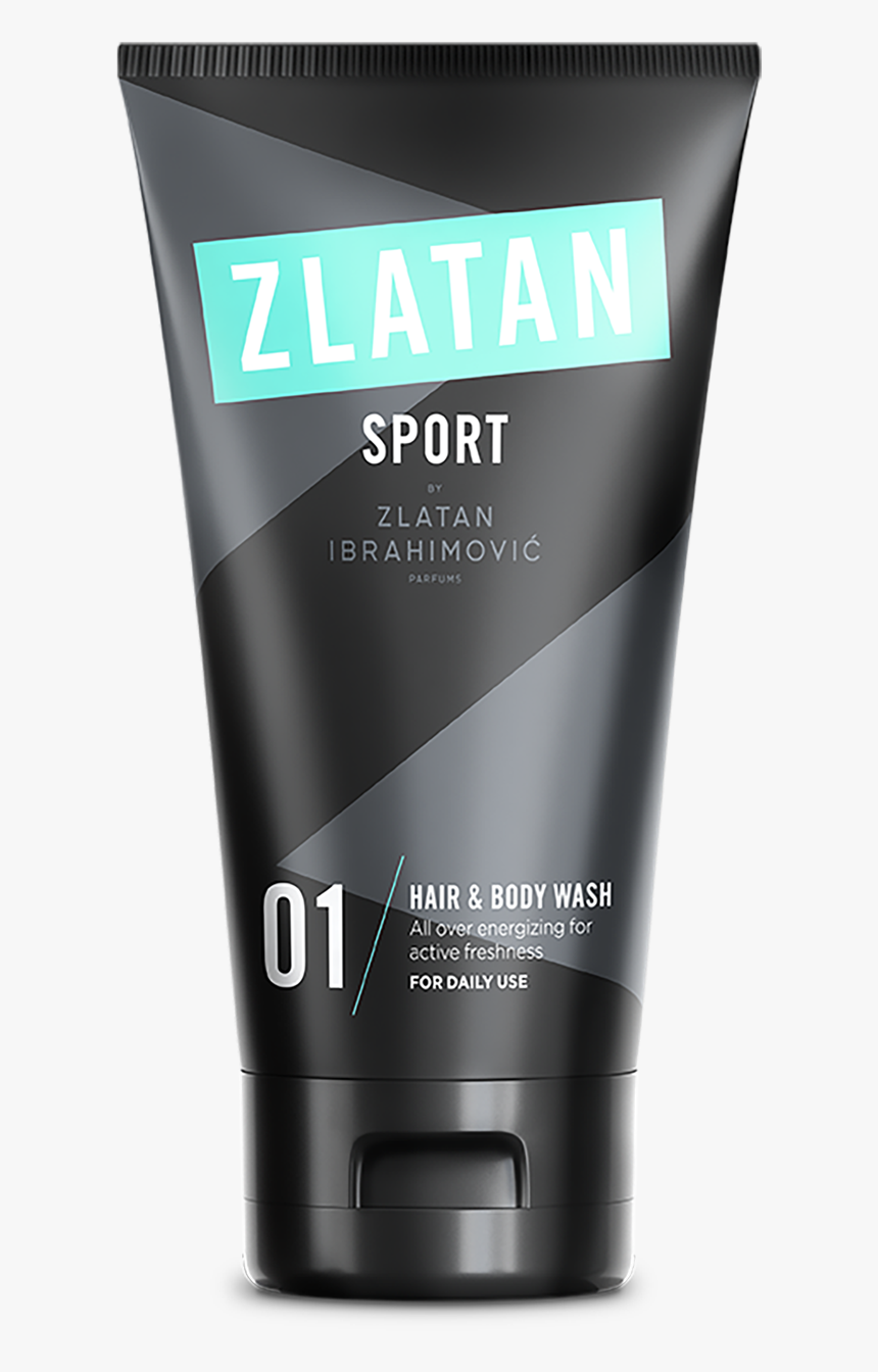 Zlatan Sport Hair And Bodywash Lowres 200 Pix Skk - Zlatan Sport, HD Png Download, Free Download