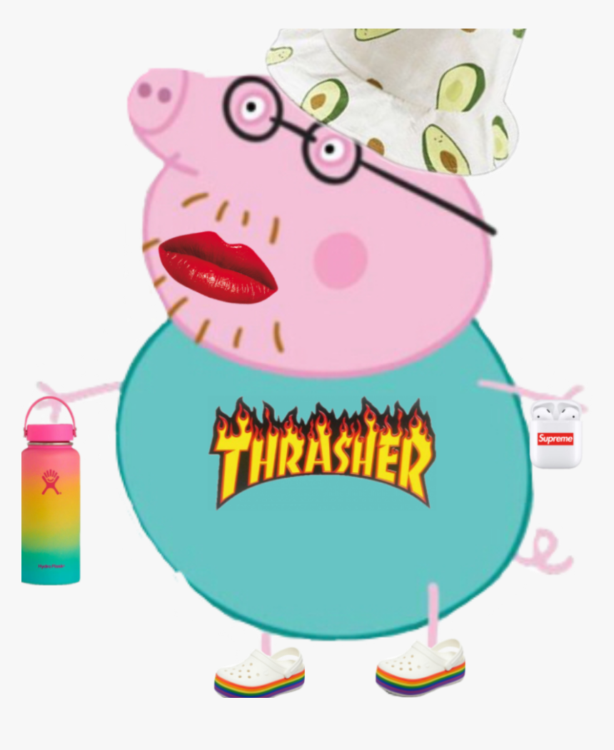 Vsco Daddy Pig🤗 - Peppa Pig Mama Pig, HD Png Download, Free Download