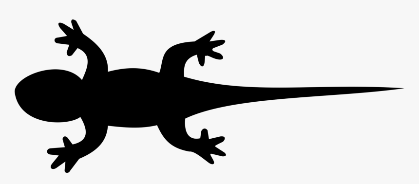 Silhouette,fictional Character,toad - Lizard Black Clipart, HD Png Download, Free Download