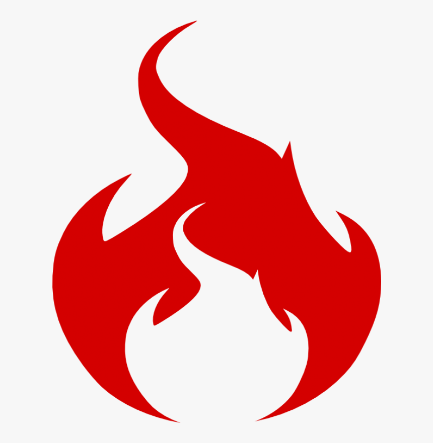 Red Fire Flame Logo - Red Fire Symbol Png, Transparent Png, Free Download