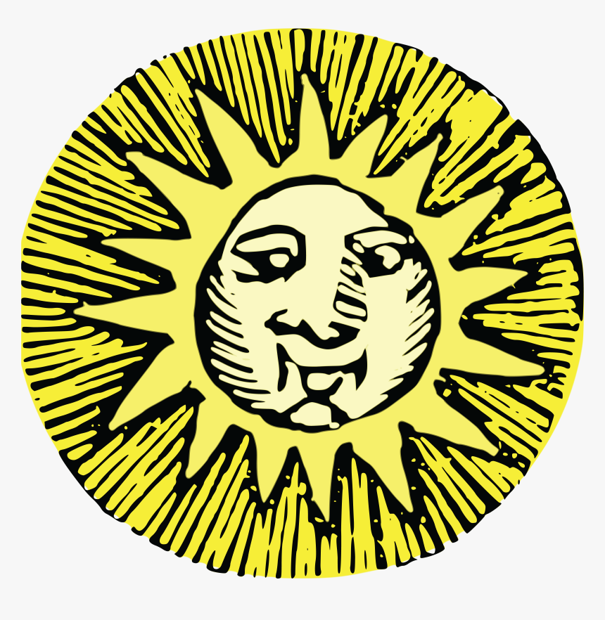 Free Clipart Of A Sun With A Face - Icon, HD Png Download, Free Download