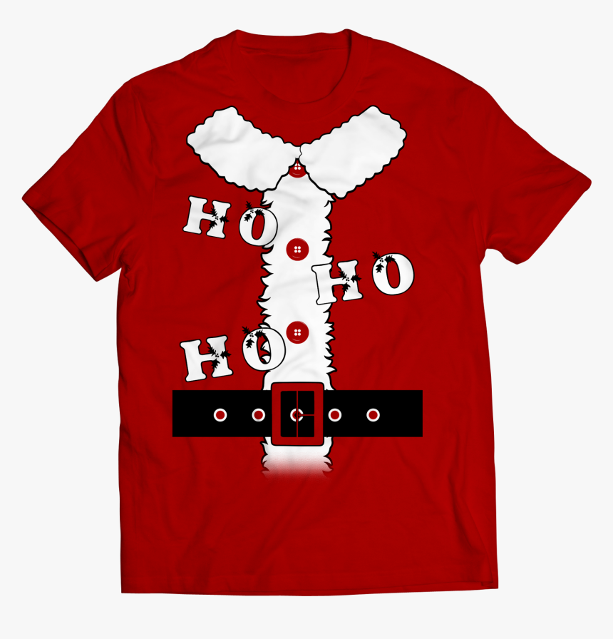 Santa Claus Shirt Design, HD Png Download - kindpng