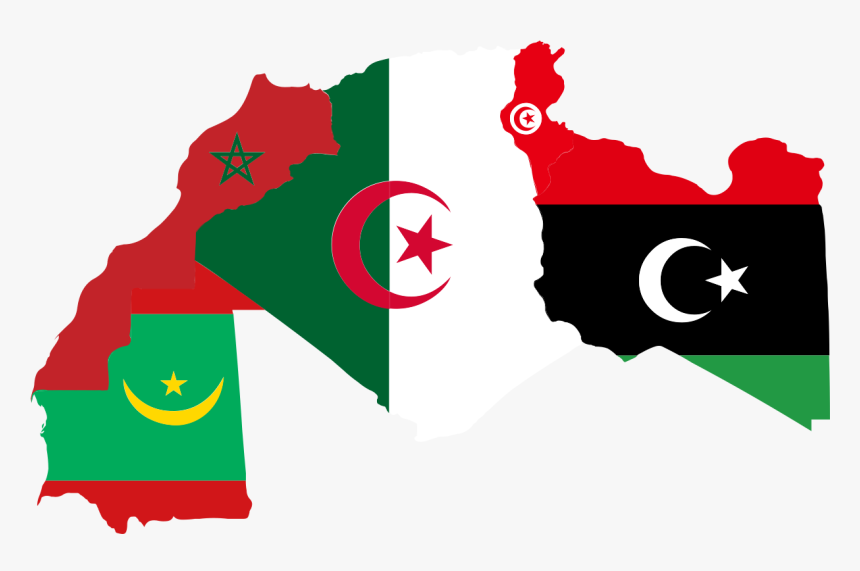 Algeria Morocco Tunisia Libya Mauritania, HD Png Download, Free Download