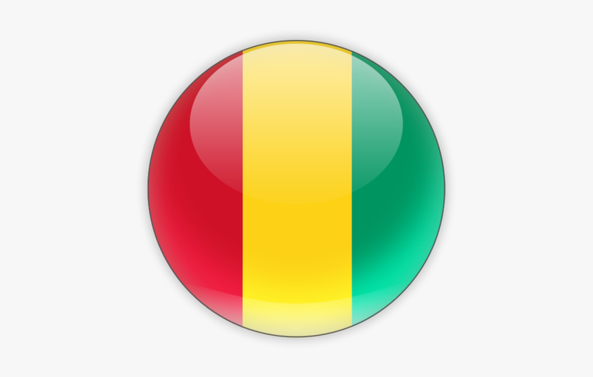 Guinea Flag Round Png, Transparent Png, Free Download