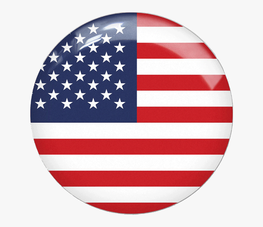 Flag Of Usa Circle Vector Hd Png Download Kindpng