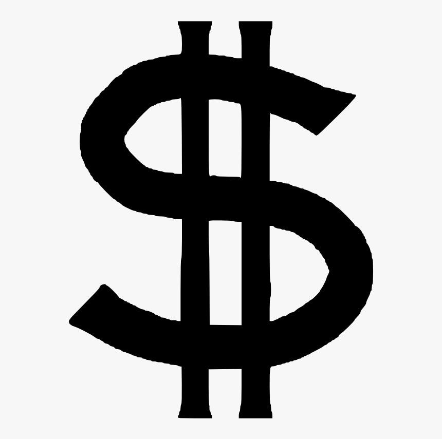 Clipart - Money - Black Dollar Signs Clipart, HD Png Download, Free Download