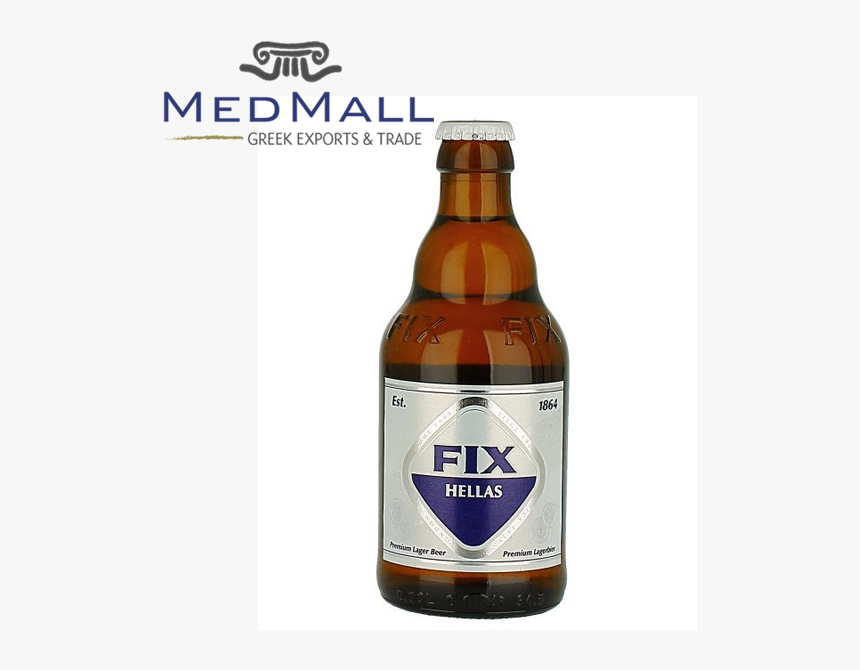 Premium Lager Beer In Glass Bottle Packaging 20 Pieces - Fix Hellas Premium Lager, HD Png Download, Free Download