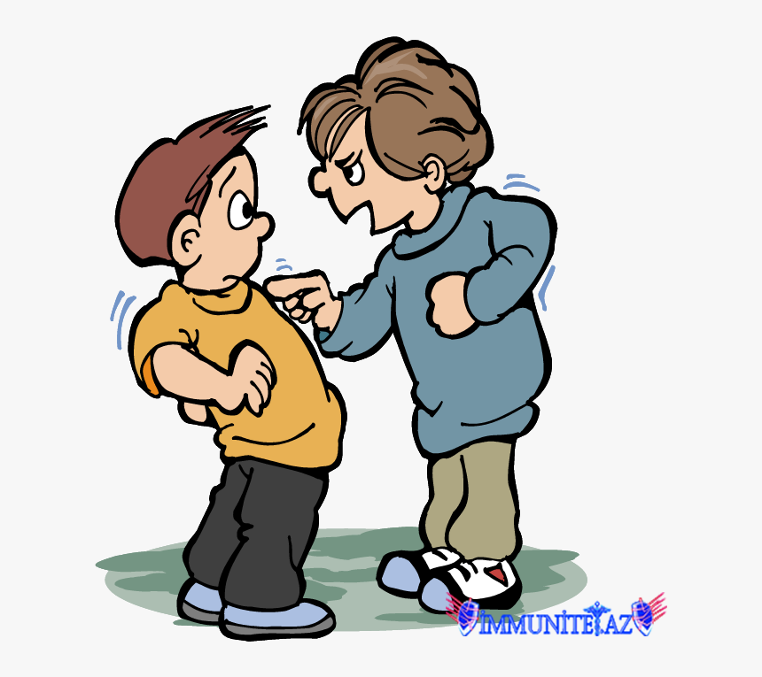 Sandy Broadburger Meets The School Bully Clipart , - School Bully Cartoon, HD Png Download, Free Download