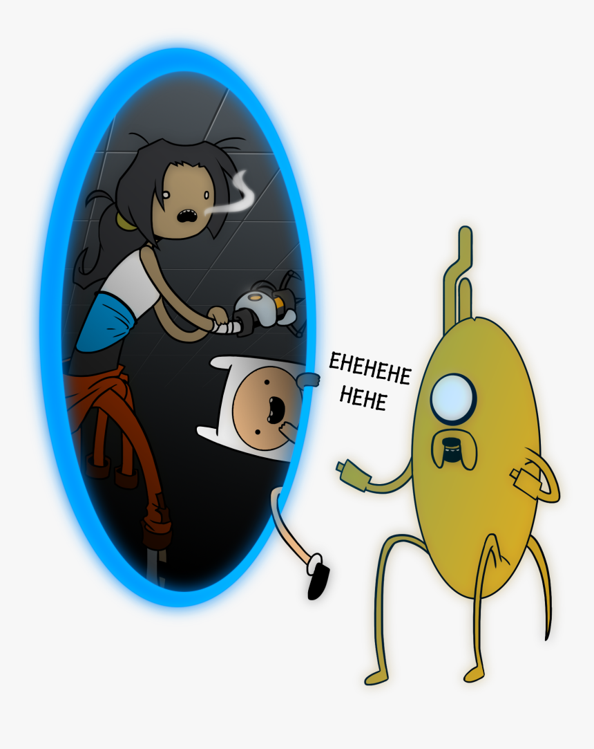 Ehehehe Hehe Finn The Human Marceline The Vampire Queen - Transparent Portal 2 Portals, HD Png Download, Free Download