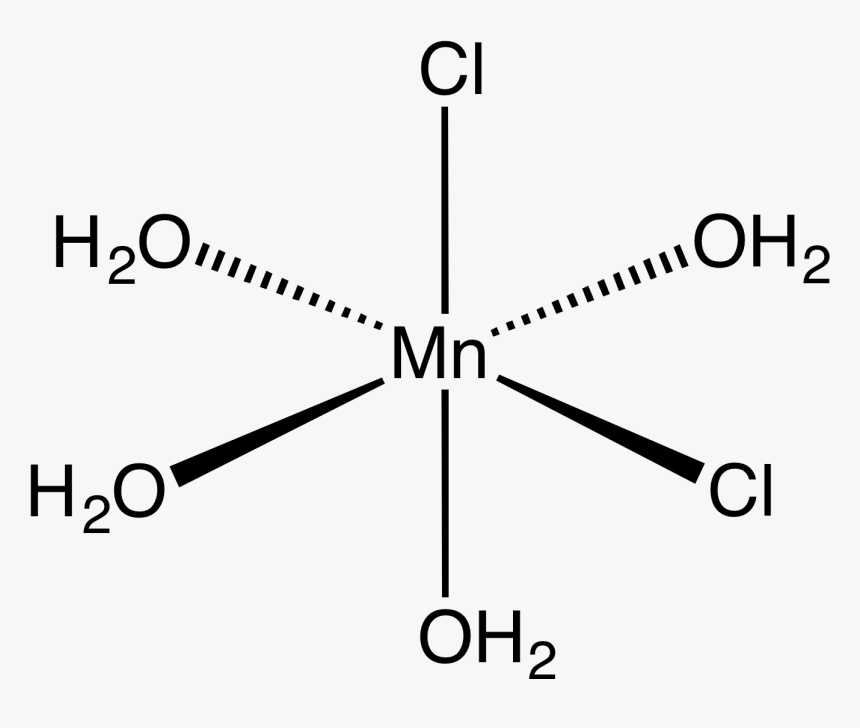 Cis-mncl2 4 - Iron Ii Chloride Tetrahydrate Structure, HD Png Download, Free Download