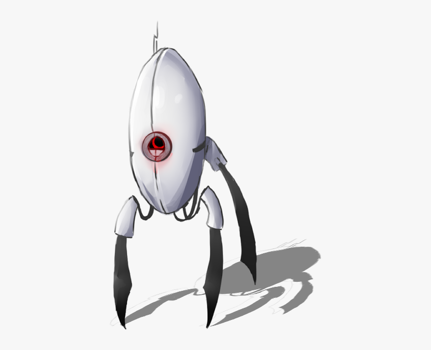 Turret From Portal 2 ~ It’s Transparent - Turret Portal 2 Art, HD Png Download, Free Download