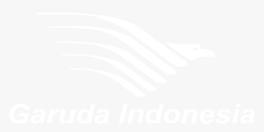 Garuda Indonesia Logo Black And White - Garuda Indonesia White Logo Png, Transparent Png, Free Download