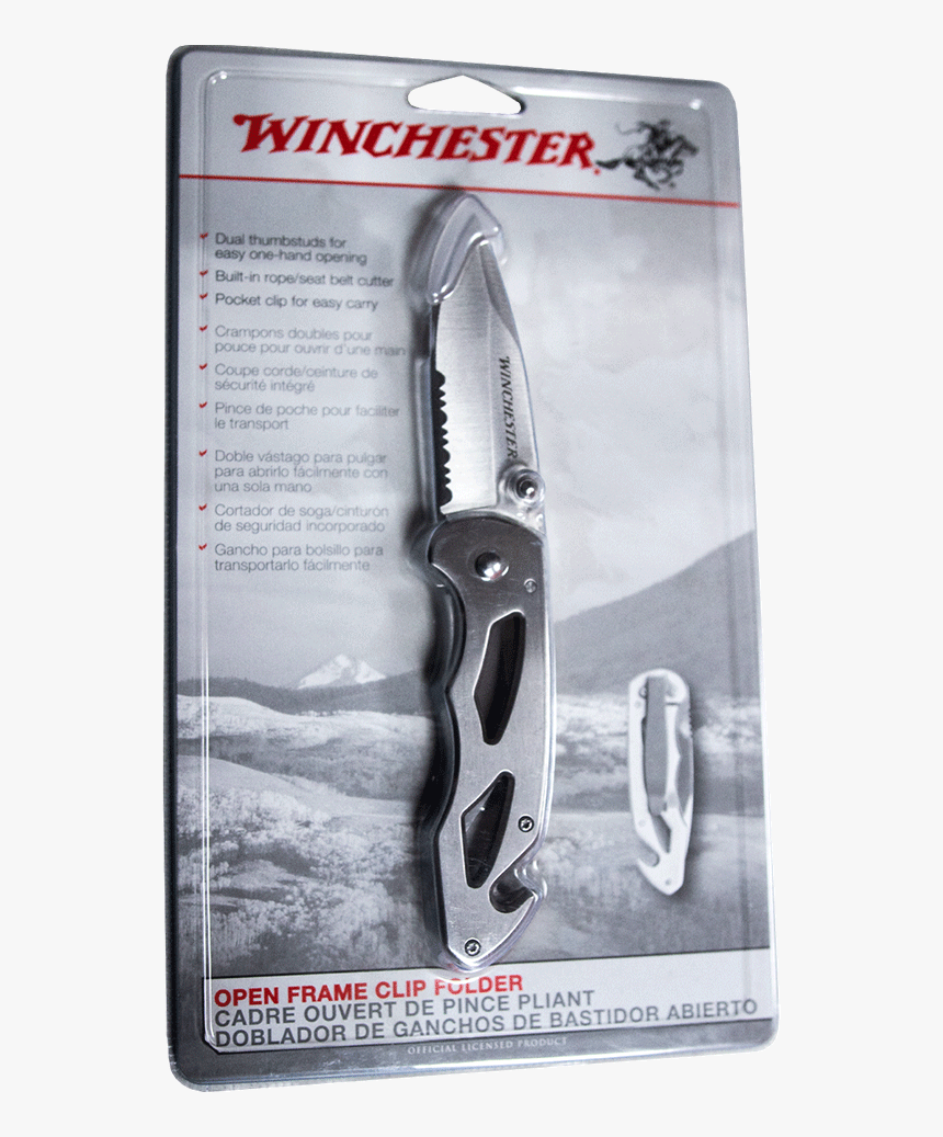 Winchester Knife Folder With Strap Cutter - Winchester, HD Png Download, Free Download