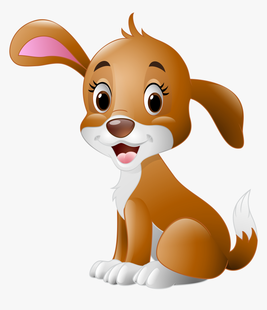 Cute Dog Cartoon Png Clip Art Image, Transparent Png, Free Download