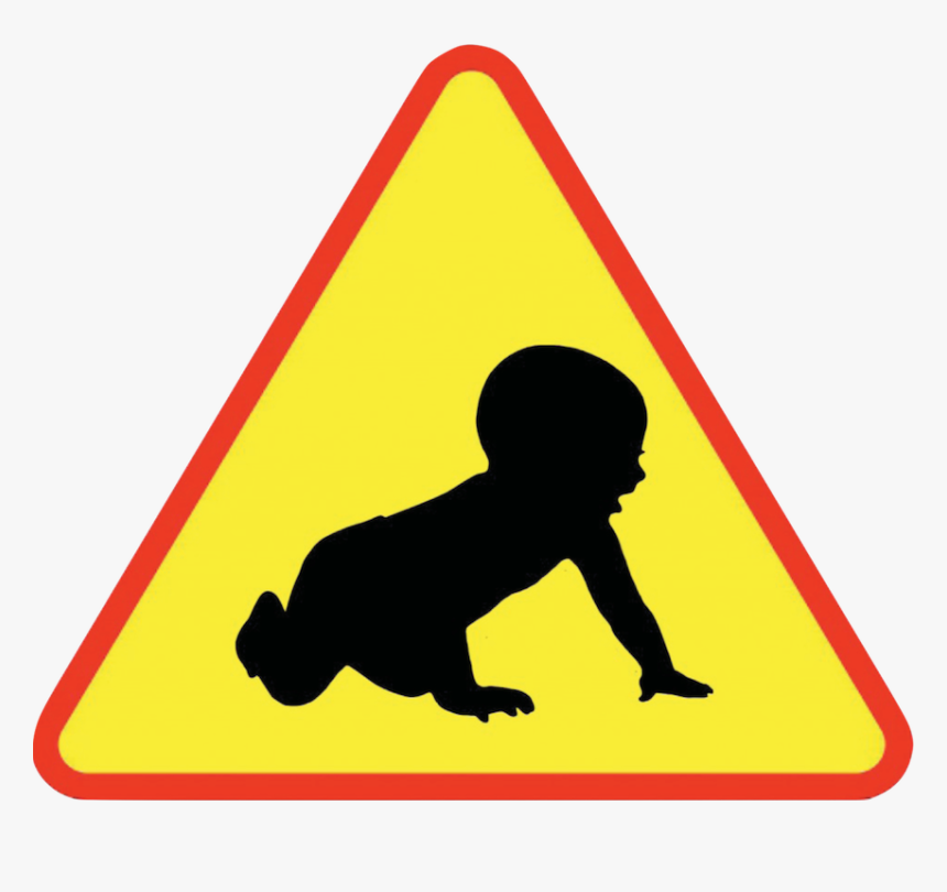 Crawling Silhouette Infant Child - Silhouette Of A Baby Crawling, HD Png Download, Free Download