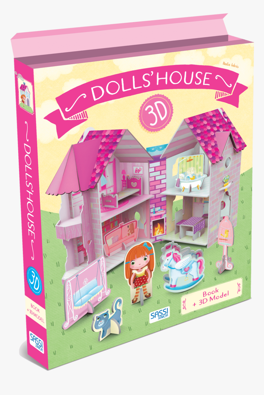 Transparent Dollhouse Png - 3d Puzzle Book Dollhouse, Png Download, Free Download