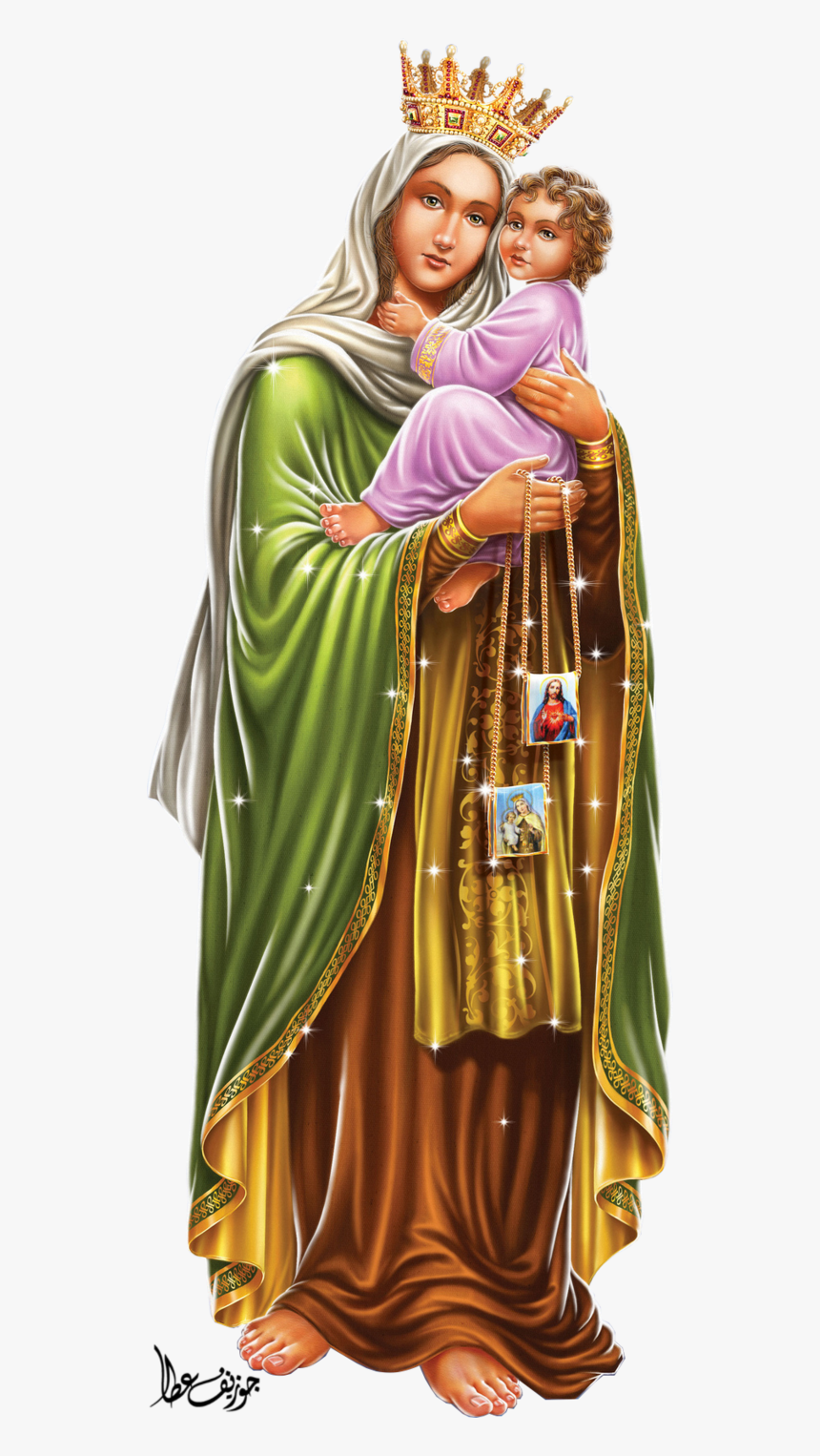 Lady Of Mount Carmel Png, Transparent Png, Free Download