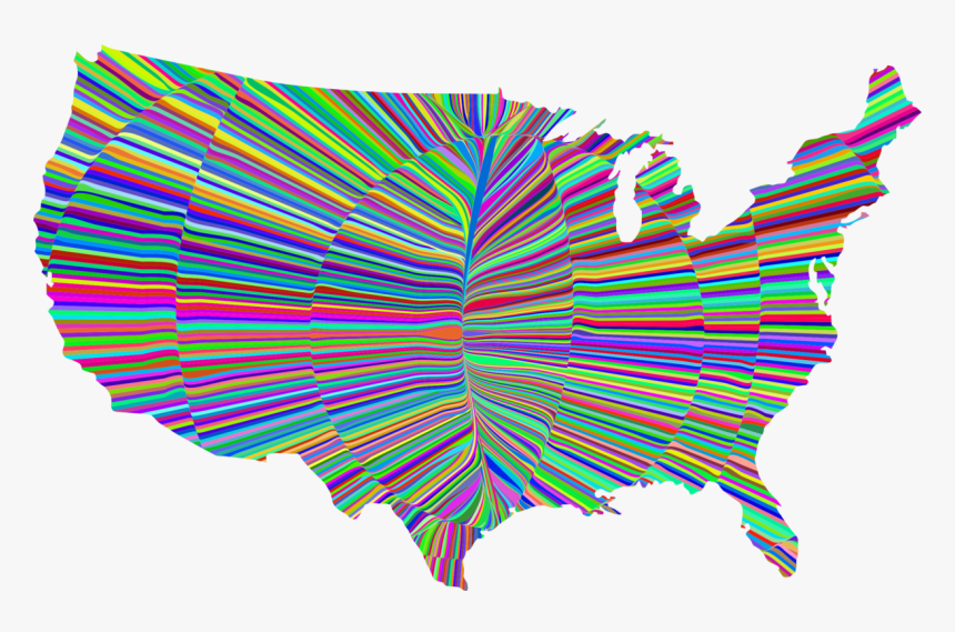 Transparent Us Map Clipart Free - Cable Company Map, HD Png Download, Free Download