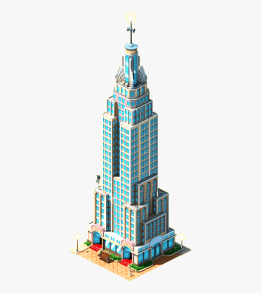 Skyscraper,tower Area,city,human Building,real Estate,mixed-use,urban - Empire State Building Icon Png, Transparent Png, Free Download
