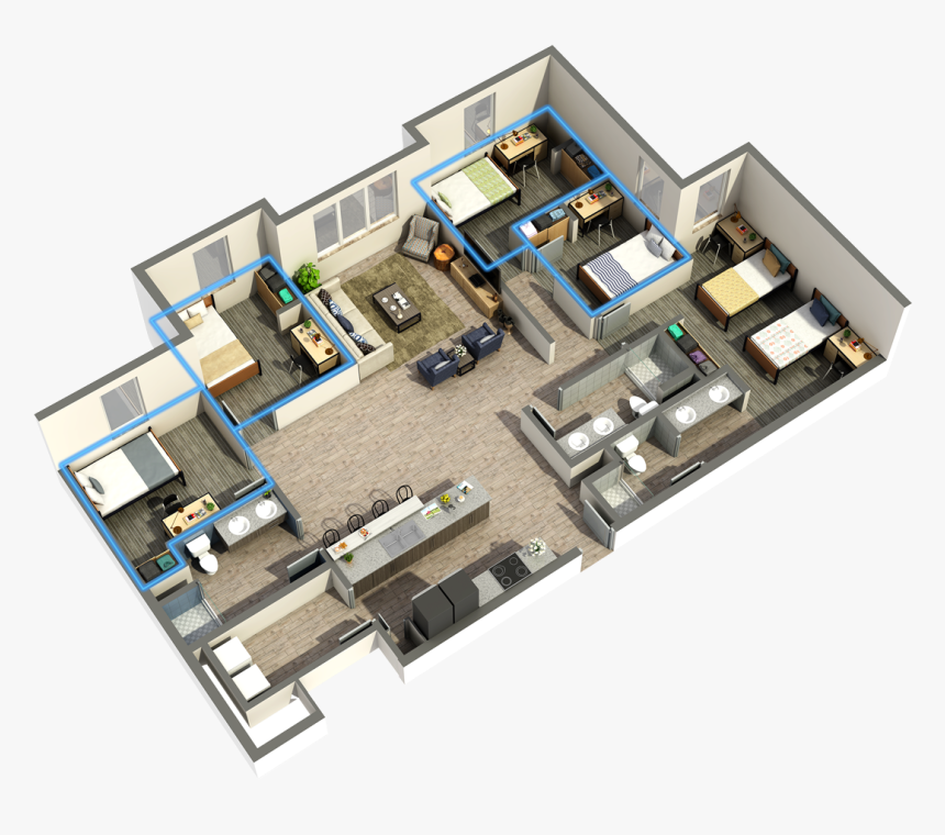 Transparent Twin Tower Png - Floor Plan, Png Download, Free Download