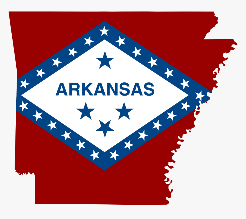 Arkansas Flag And Map, HD Png Download, Free Download