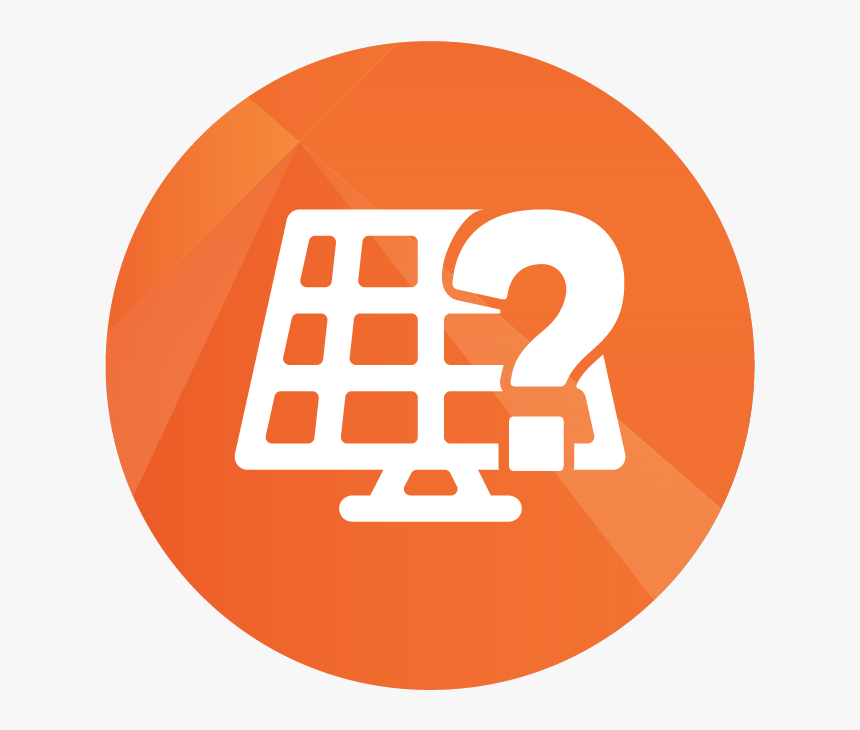 Faq Solar Icon Orange - Booking Reservation Icon Png, Transparent Png, Free Download