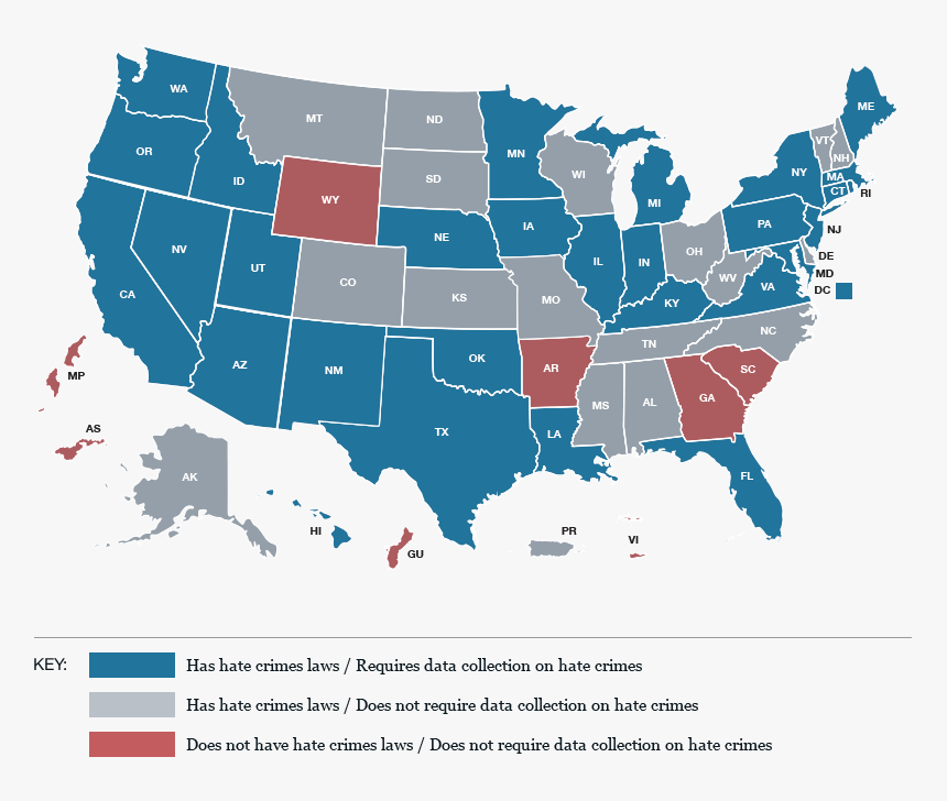 States And Territories That Have Hate Crimes Laws And - John F. Kennedy Library, HD Png Download, Free Download
