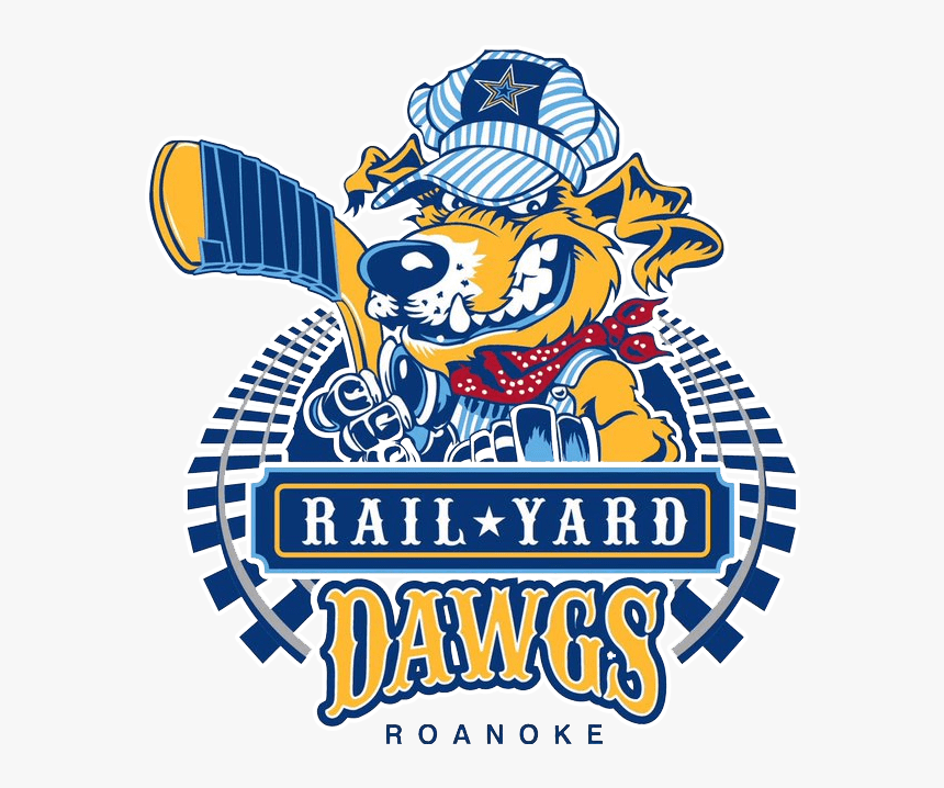 Roanoke Rail Yard Dawgs Logo - Rail Yard Dawgs Logo, HD Png Download, Free Download