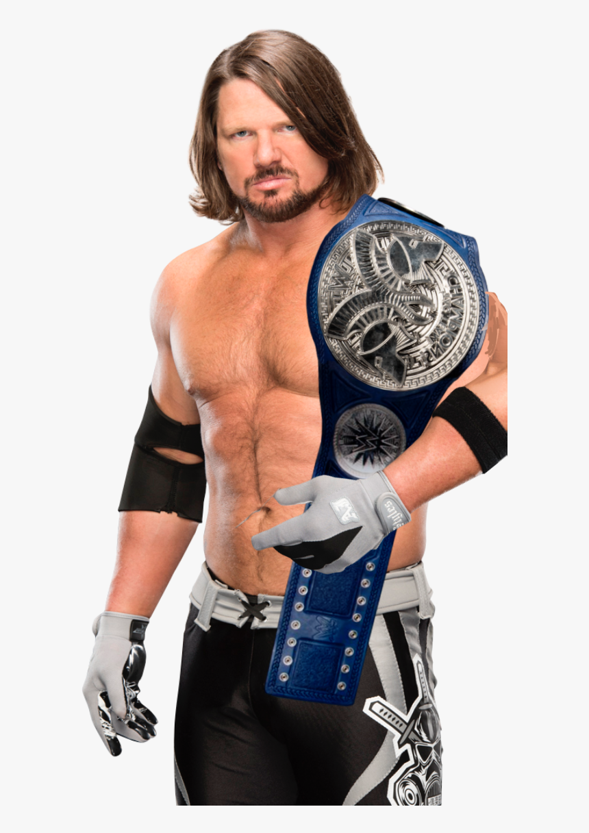 Aj Styles Smackdown Tag Tema Champion - Aj Styles Tag Team Champion, HD Png Download, Free Download