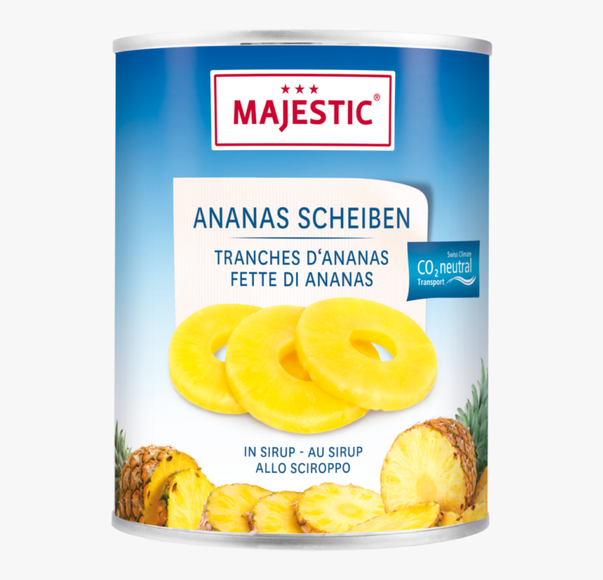 Majestic Pineapple 10 Slices Syrup - Natural Foods, HD Png Download, Free Download