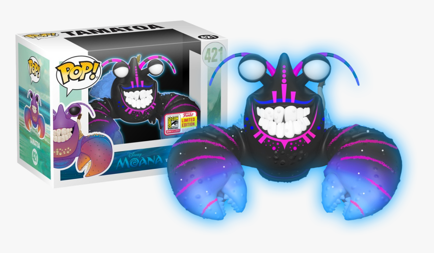 Tamatoa Neon Sdcc18 Pop Vinyl Figure - Neon Tamatoa Funko Pop, HD Png Download, Free Download