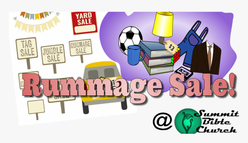 Transparent Rummage Sale Clip Art - Cartoon, HD Png Download, Free Download