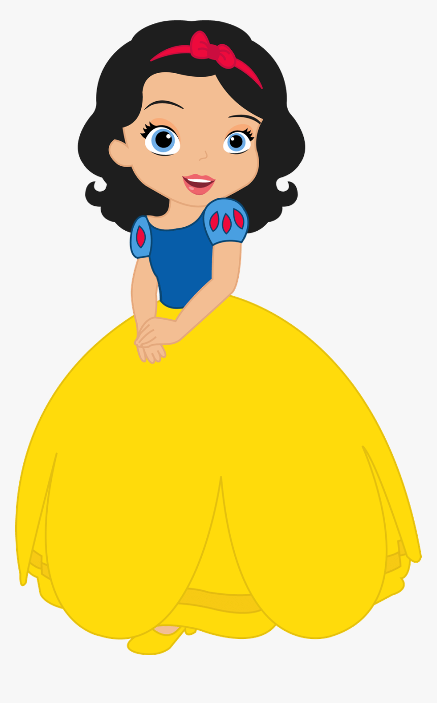 Adorable Clip Art Snow White - Princesa Blanca Nieves Bebe, HD Png Download, Free Download