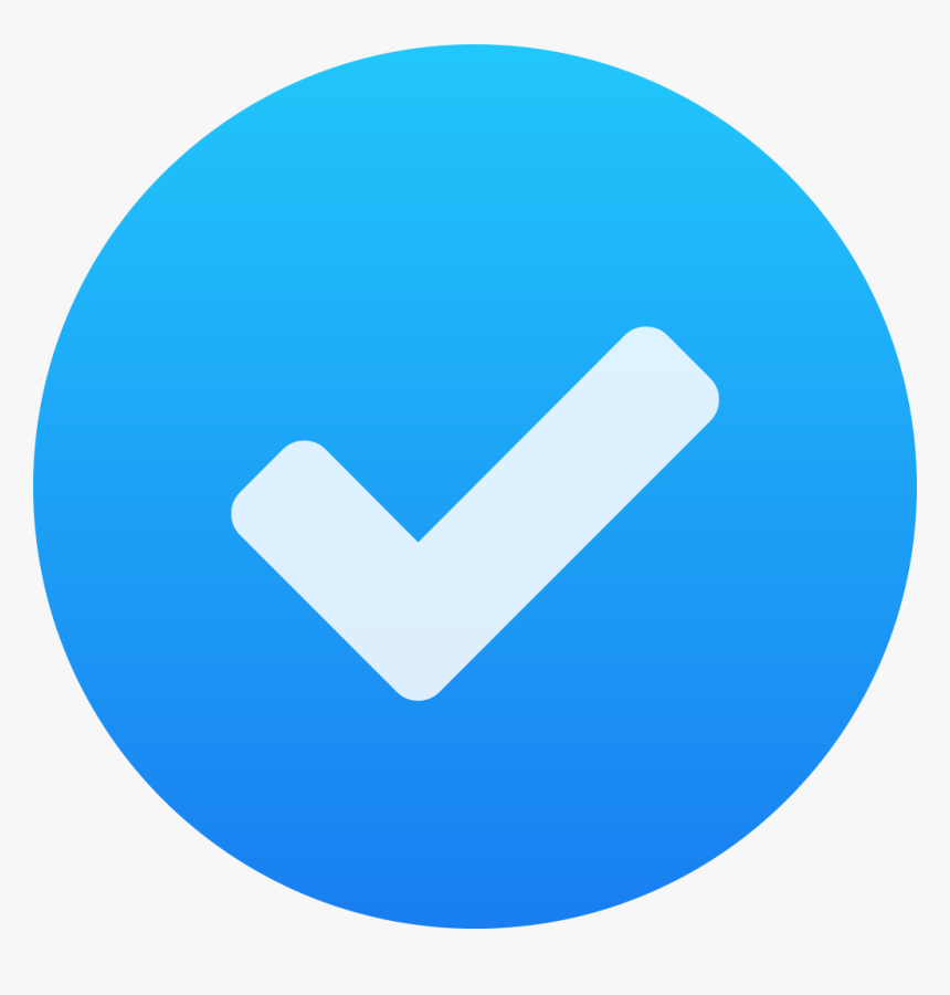 File - Antu Checkbox-qt - Svg - Blue Circle With Check, HD Png Download, Free Download